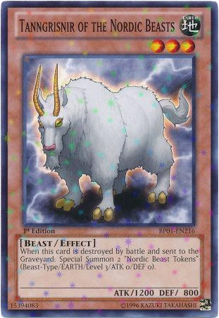 Tanngrisnir of the Nordic Beasts [BP01-EN216] Starfoil Rare | Clutch Gaming