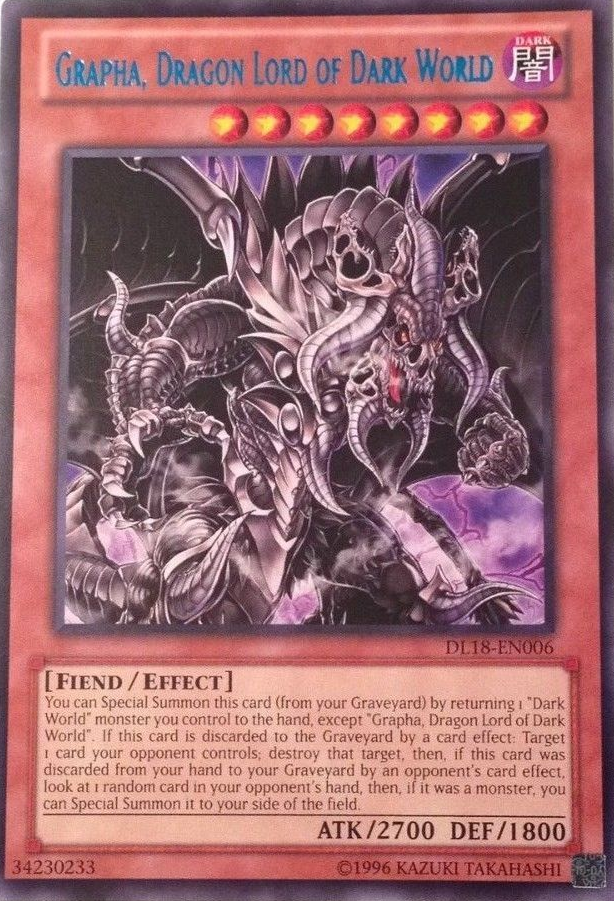 Grapha, Dragon Lord of Dark World (Blue) [DL18-EN006] Rare | Clutch Gaming