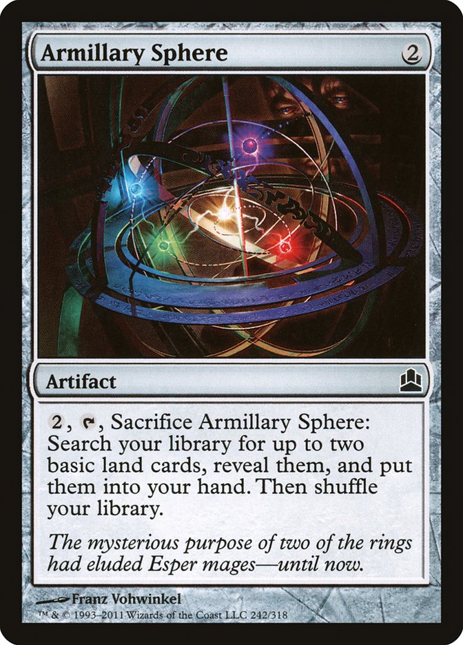 Armillary Sphere [Commander 2011] | Clutch Gaming