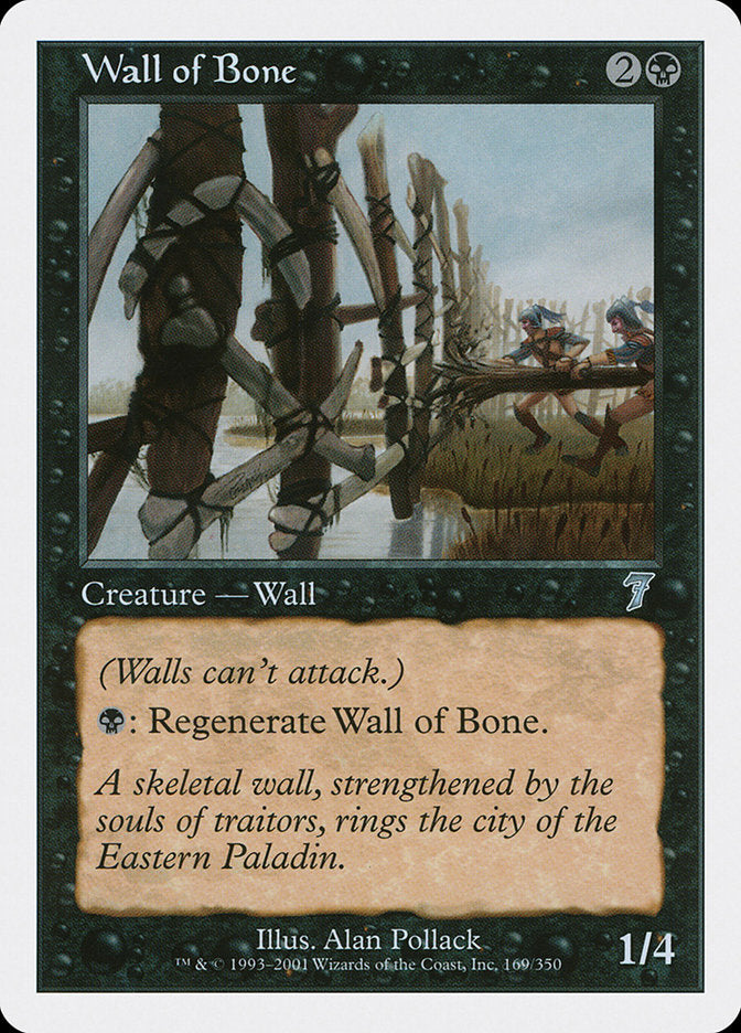 Wall of Bone [Seventh Edition] | Clutch Gaming