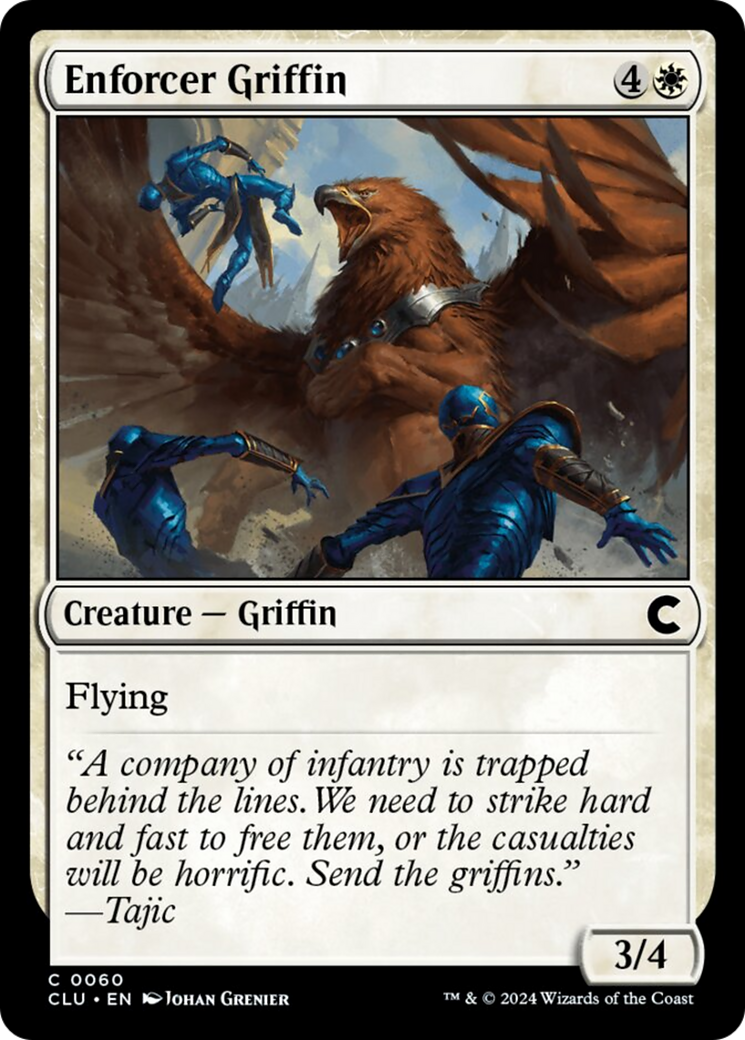 Enforcer Griffin [Ravnica: Clue Edition] | Clutch Gaming