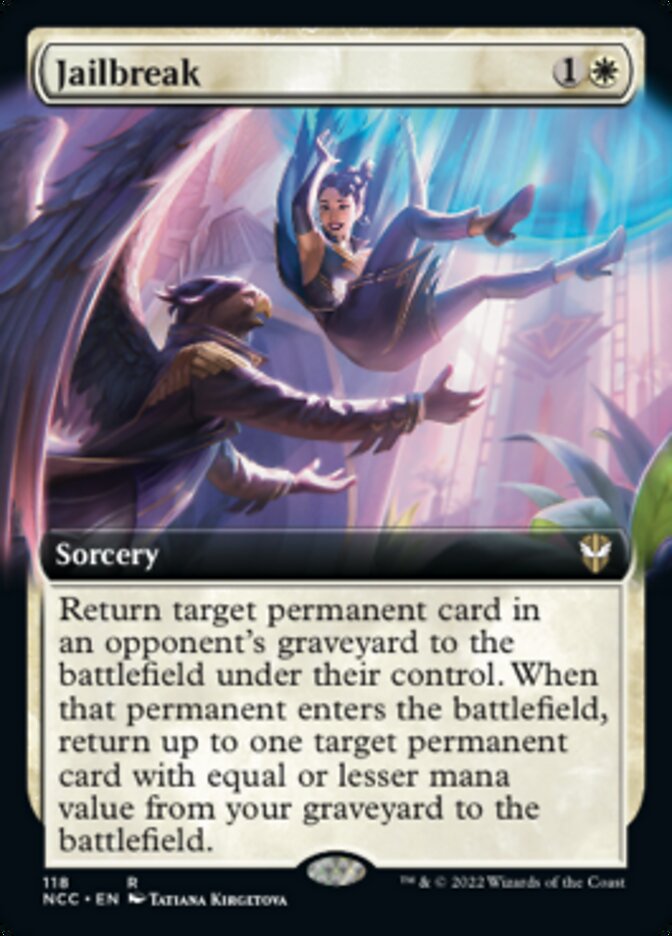 Jailbreak (Extended Art) [Streets of New Capenna Commander] | Clutch Gaming