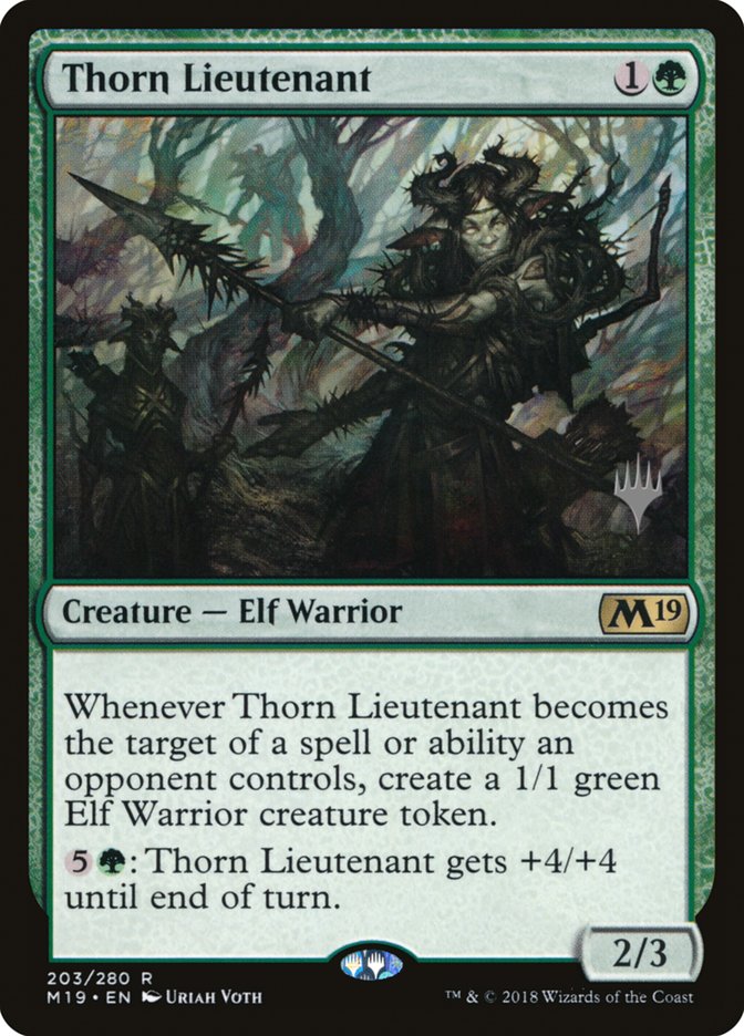 Thorn Lieutenant (Promo Pack) [Core Set 2019 Promos] | Clutch Gaming