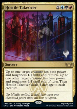 Hostile Takeover (Promo Pack) [Streets of New Capenna Promos] | Clutch Gaming