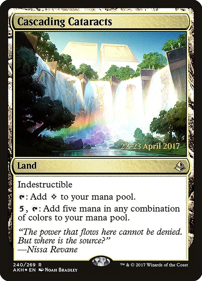 Cascading Cataracts [Amonkhet Prerelease Promos] | Clutch Gaming