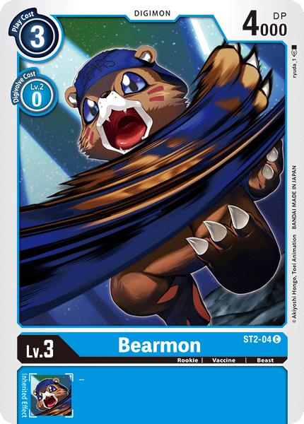 Bearmon [ST2-04] [Starter Deck: Cocytus Blue] | Clutch Gaming