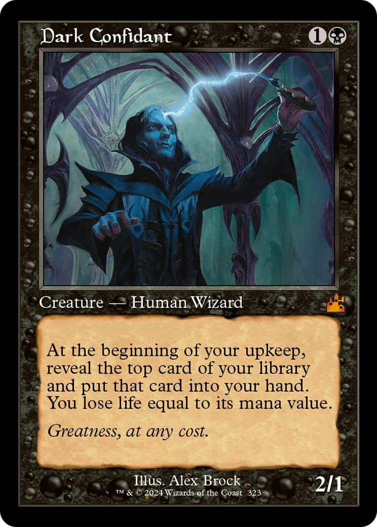 Dark Confidant (Retro Frame) [Ravnica Remastered] | Clutch Gaming