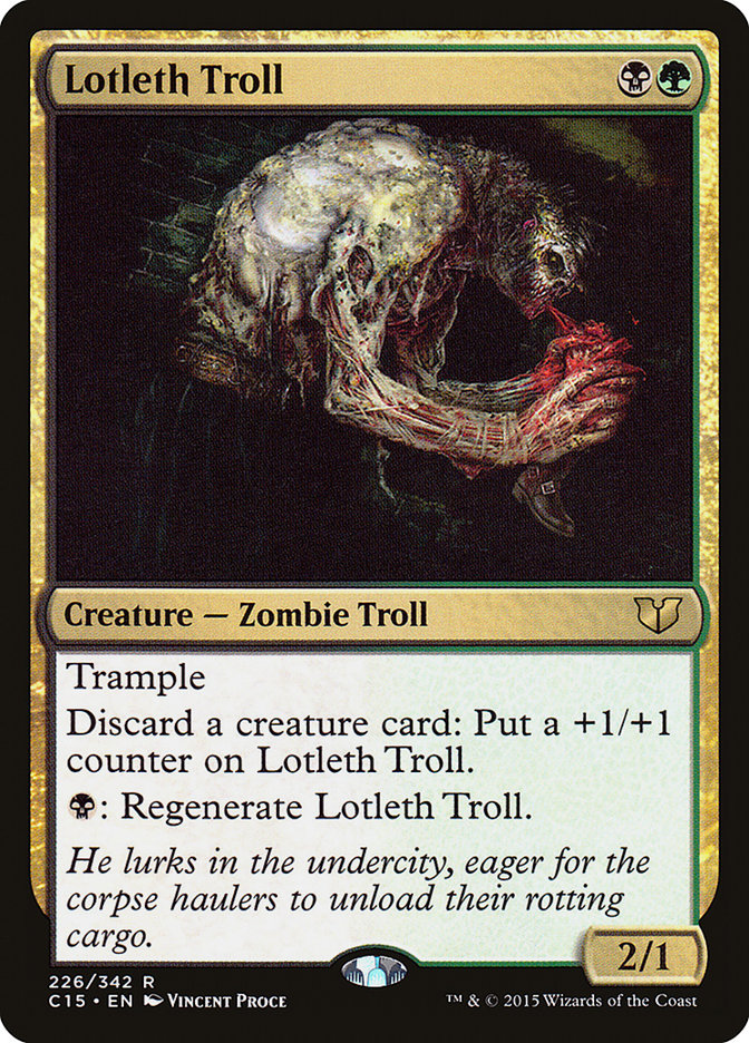 Lotleth Troll [Commander 2015] | Clutch Gaming