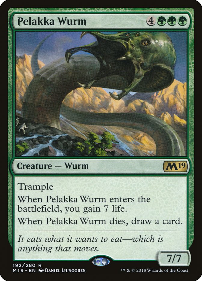 Pelakka Wurm [Core Set 2019] | Clutch Gaming