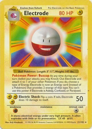 Electrode (21/102) [Base Set Shadowless Unlimited] | Clutch Gaming