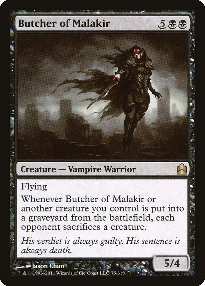 Butcher of Malakir [Commander 2011] | Clutch Gaming