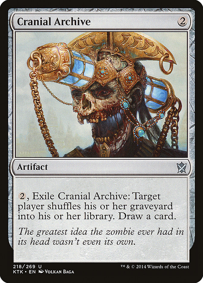 Cranial Archive [Khans of Tarkir] | Clutch Gaming