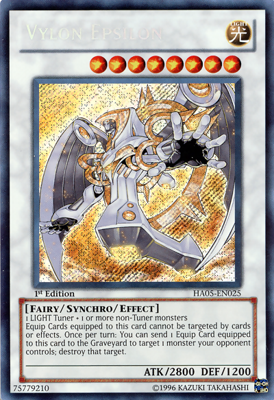 Vylon Epsilon [HA05-EN025] Secret Rare | Clutch Gaming