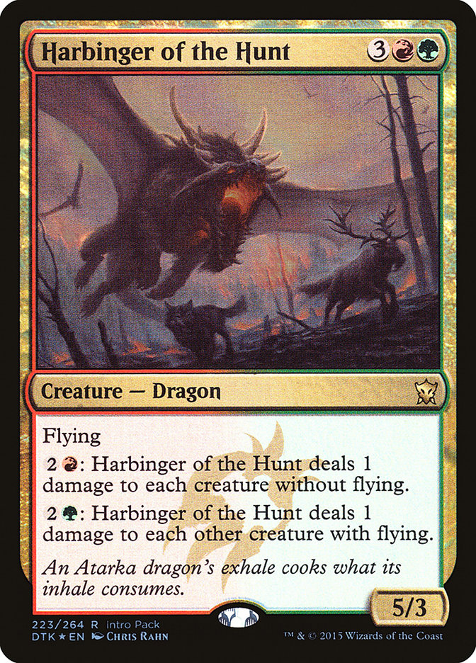 Harbinger of the Hunt (Intro Pack) [Dragons of Tarkir Promos] | Clutch Gaming