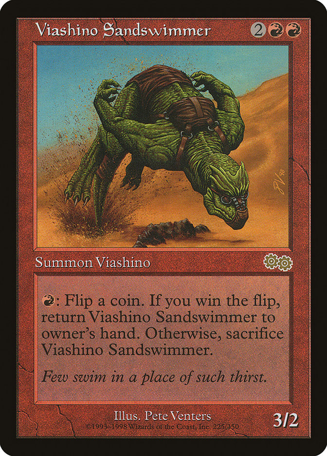 Viashino Sandswimmer [Urza's Saga] | Clutch Gaming