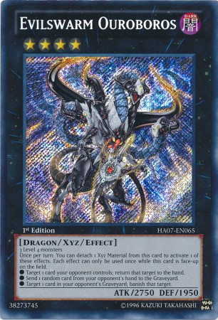 Evilswarm Ouroboros [HA07-EN065] Secret Rare | Clutch Gaming