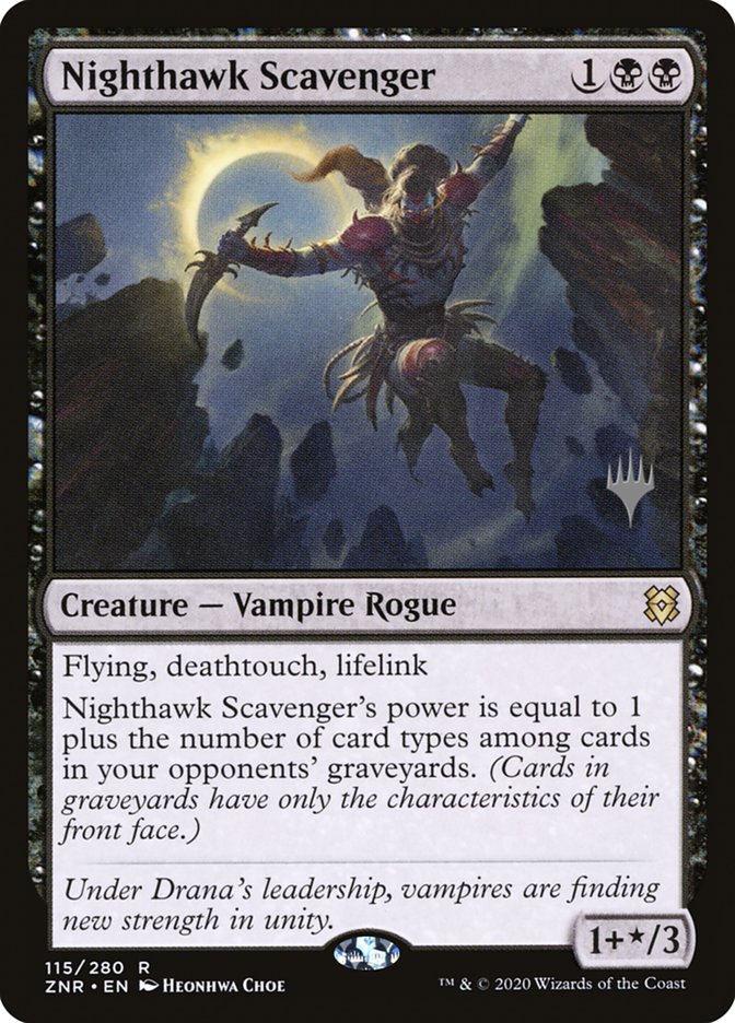 Nighthawk Scavenger (Promo Pack) [Zendikar Rising Promos] | Clutch Gaming