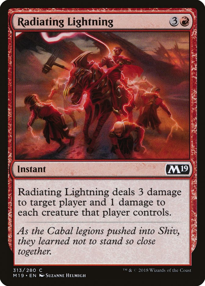 Radiating Lightning [Core Set 2019] | Clutch Gaming