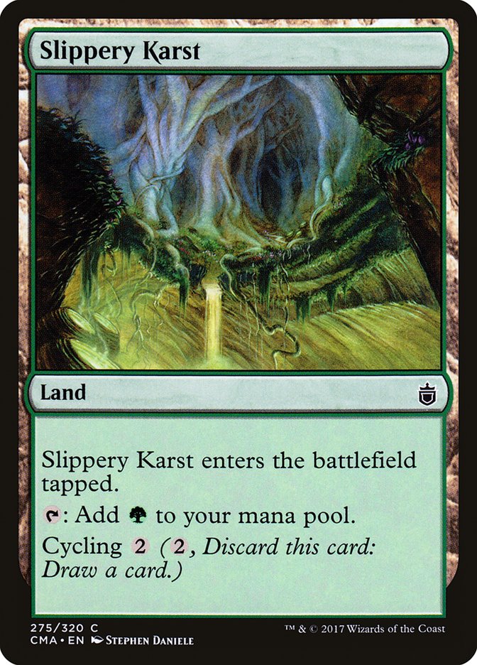 Slippery Karst [Commander Anthology] | Clutch Gaming