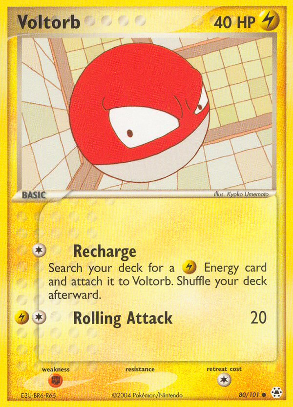 Voltorb (80/101) [EX: Hidden Legends] | Clutch Gaming