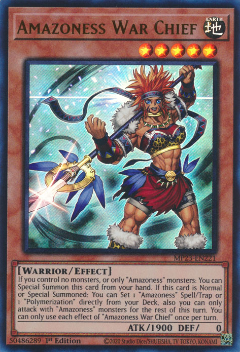 Amazoness War Chief [MP23-EN221] Ultra Rare | Clutch Gaming