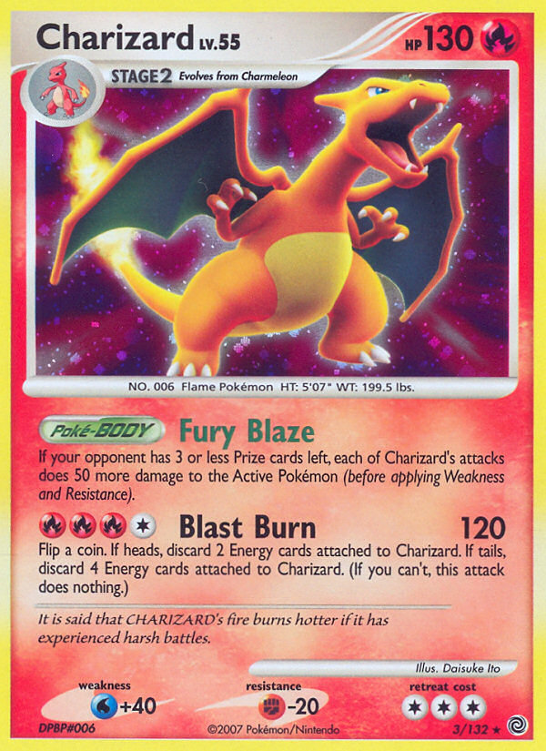 Charizard (3/132) [Diamond & Pearl: Secret Wonders] | Clutch Gaming