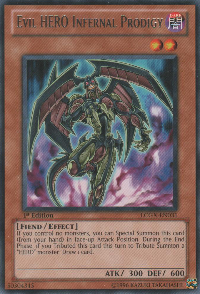 Evil HERO Infernal Prodigy [LCGX-EN031] Rare | Clutch Gaming