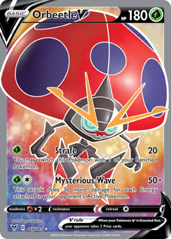 Orbeetle V (166/185) [Sword & Shield: Vivid Voltage] | Clutch Gaming