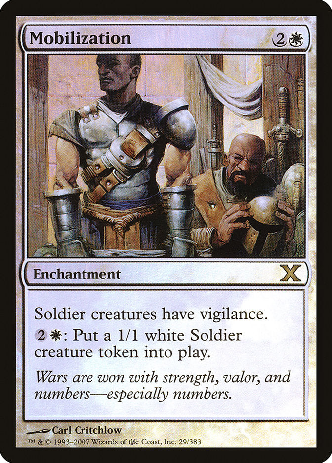 Mobilization (Premium Foil) [Tenth Edition] | Clutch Gaming