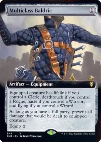 Multiclass Baldric (Extended Art) [Commander Legends: Battle for Baldur's Gate] | Clutch Gaming