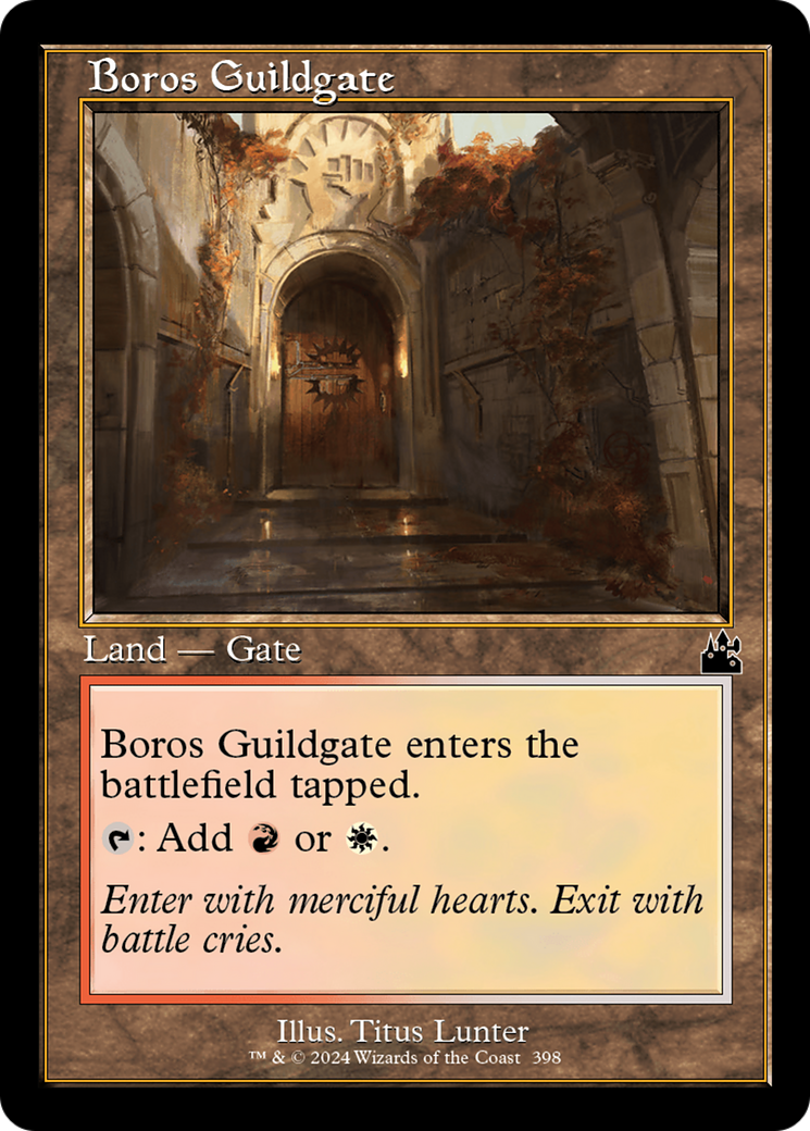 Boros Guildgate (Retro Frame) [Ravnica Remastered] | Clutch Gaming