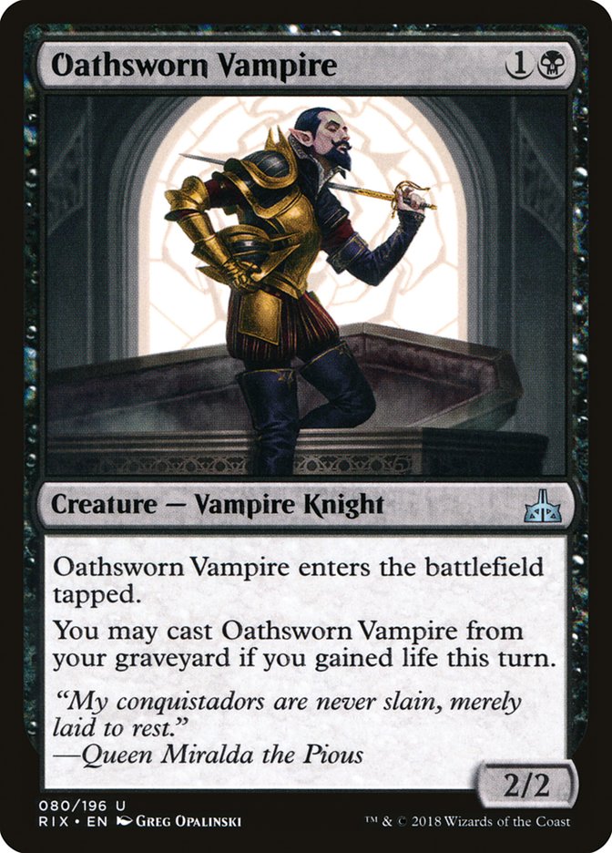 Oathsworn Vampire [Rivals of Ixalan] | Clutch Gaming