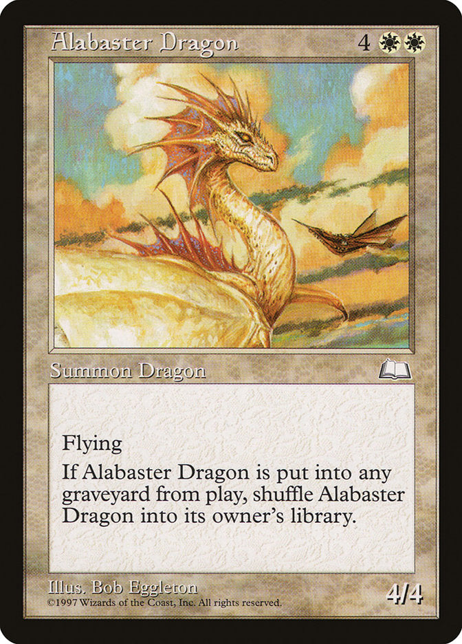 Alabaster Dragon [Weatherlight] | Clutch Gaming