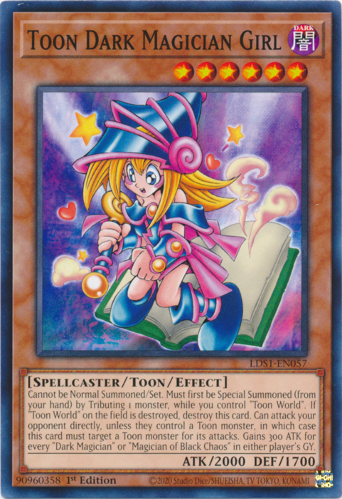 Toon Dark Magician Girl [LDS1-EN057] Common | Clutch Gaming