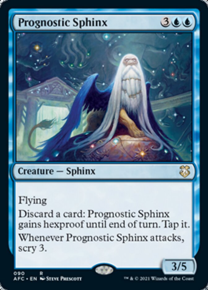 Prognostic Sphinx [Dungeons & Dragons: Adventures in the Forgotten Realms Commander] | Clutch Gaming