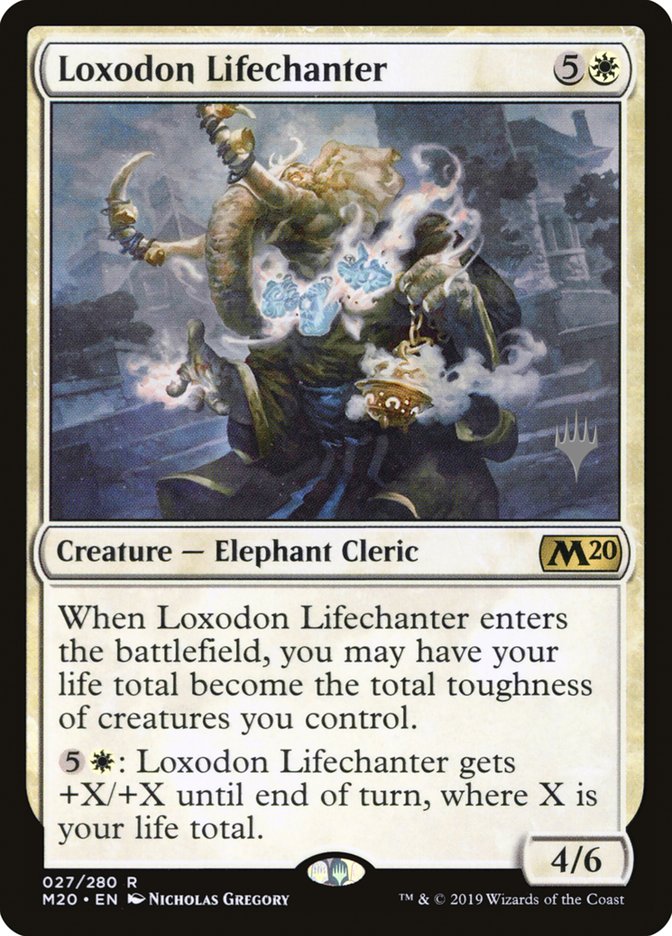 Loxodon Lifechanter (Promo Pack) [Core Set 2020 Promos] | Clutch Gaming