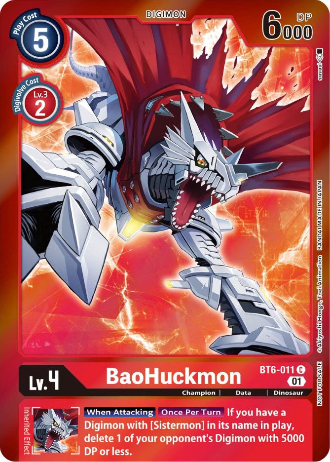 BaoHuckmon [BT6-011] (Event Pack 3) [Double Diamond Promos] | Clutch Gaming