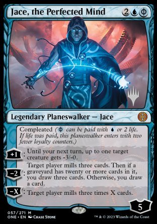 Jace, the Perfected Mind (Promo Pack) [Phyrexia: All Will Be One Promos] | Clutch Gaming