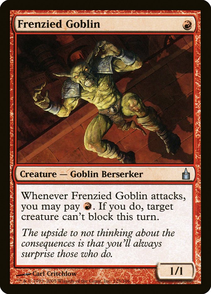 Frenzied Goblin [Ravnica: City of Guilds] | Clutch Gaming