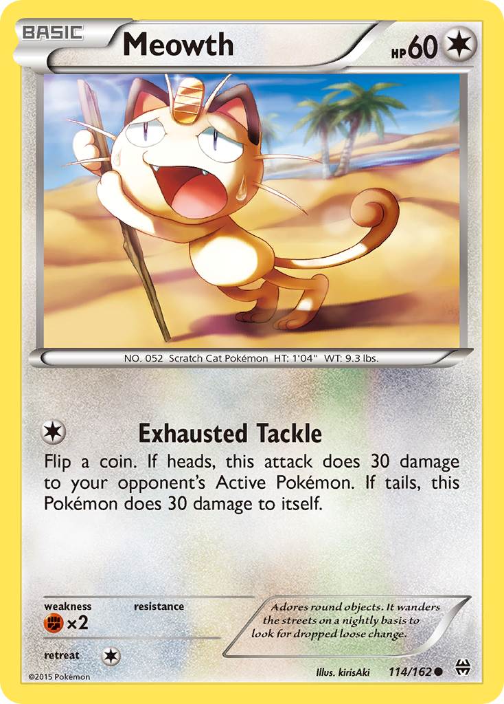 Meowth (114/162) [XY: BREAKthrough] | Clutch Gaming