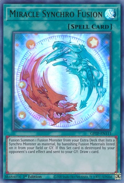 Miracle Synchro Fusion [GFTP-EN111] Ultra Rare | Clutch Gaming