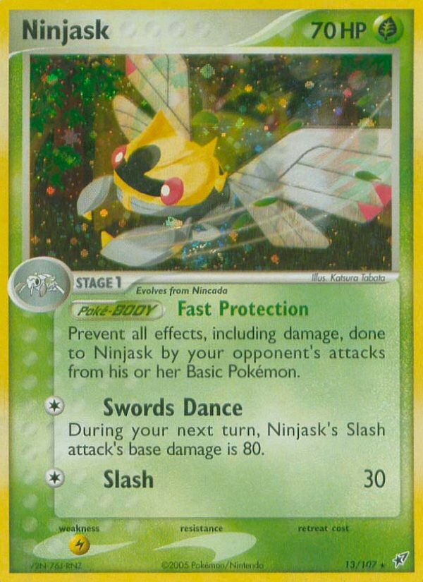 Ninjask (13/107) [EX: Deoxys] | Clutch Gaming