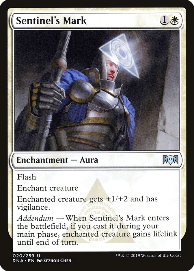 Sentinel's Mark [Ravnica Allegiance] | Clutch Gaming