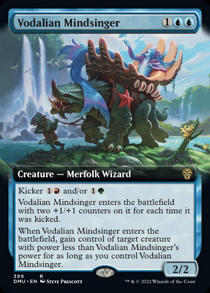 Vodalian Mindsinger (Extended Art) [Dominaria United] | Clutch Gaming