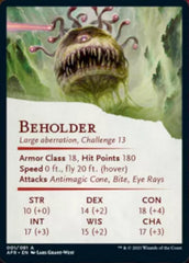 Beholder Art Card [Dungeons & Dragons: Adventures in the Forgotten Realms Art Series] | Clutch Gaming