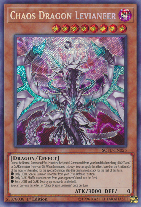 Chaos Dragon Levianeer [SOFU-EN025] Secret Rare | Clutch Gaming