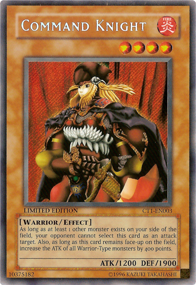 Command Knight [CT1-EN003] Secret Rare | Clutch Gaming