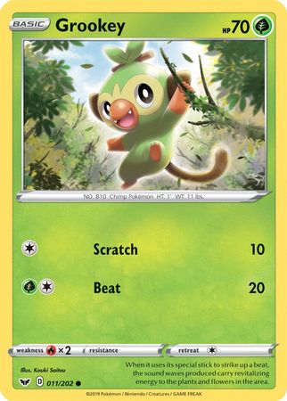 Grookey (011/202) (Premium Collection) [Sword & Shield: Base Set] | Clutch Gaming