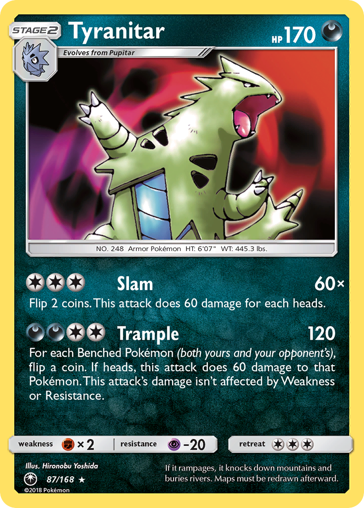 Tyranitar (87/168) [Sun & Moon: Celestial Storm] | Clutch Gaming