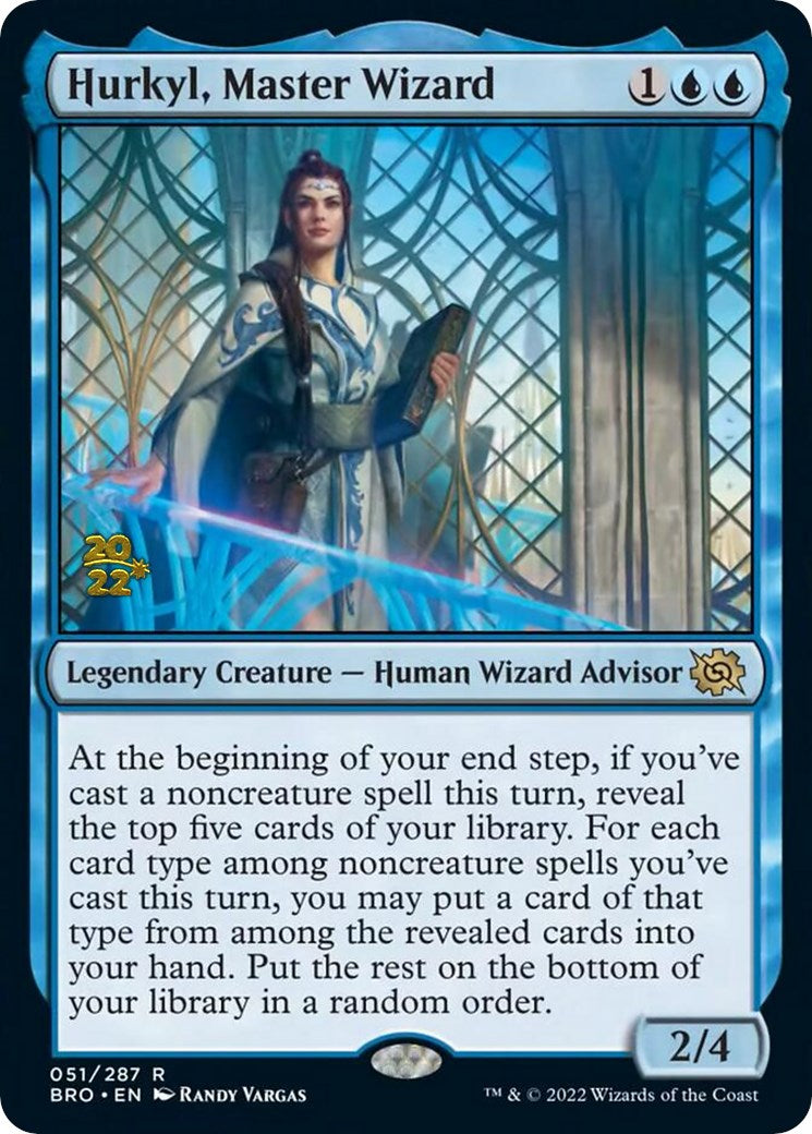 Hurkyl, Master Wizard [The Brothers' War Prerelease Promos] | Clutch Gaming